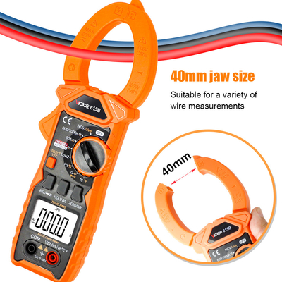 VICTOR 615B DC 1500V 1000A True RMS AC DC Digital Clamp Multimeter με ζωντανό NCV μετρητή ηλιακής ενέργειας